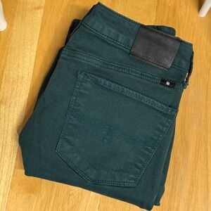 Lucky Brand Jeans Lolita Skinny Jeans 6 28 Dark Green Stretch Denim